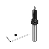 8/10 mm Schaft Kegelsenker Bohrer Hochgeschwindigkeitsstahl Bohrer Lochschneider für Holzbearbeitung Schrauben Holzzubehör