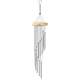 Ehuihuan Glockenspiel Windspiel Balkon, Klangspiel für Draußen, Windspiele für Draußen Drinnen Hängend Groß, Windspiele für den Garten mit 12 Windspiel Röhren, Garden Wind Chimes Outdoor Indoor 58cm