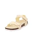 Superfit Mädchen Fussbettpantoffel Hausschuh, Gelb 6020, 33 EU