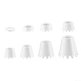 CashMuch Golf-Trainings-Tees mit gewelltem Design, 8 Stück Bierflaschen-Stil für Simulator und Driving Range, Tees mit mehreren Höhen