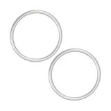 WRITWAA 2 Stück Babytrageringe aus Aluminium Tragetuchringe für Neugeborene und Kleinkinder Bruchfest Einfache Montage Geeignet für Babytragen und Ausflüge