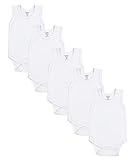 TupTam Baby Jungen Achselbody in Unifarben 5er Pack, Farbe: Farbenmix 4, Größe: 104