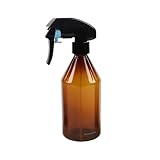 300 ml Sprühflasche, Gartenarbeit, Alkohol-Sprühflasche, Kosmetik, Haarsprühflasche, vollständig transparent, Auslöser, Wasserzerstäuber Rql730 (Brown, 300ML)