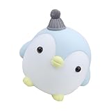 HAPINARY Pinguin Spardose Sparschwein aus Kunststoff mit Flacher Unterseite Niedliche Münzbox Geschenkidee für Kinderzimmer und Wohnzimmer