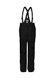 Killtec Mädchen ksw 77 grls pnts Funktionshose Skihose mit abzippbaren Latz Schneefang und Kantenschutz, Schwarz, 164 EU