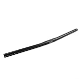 Entgoinggo Fahrrad-Lenker, zusammenklappbarer Fahrradlenker, 600 mm Erhöhung 25, 4 mm Stange, Mountainbike, extra langer Lenker (gerader Griff)