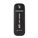 VBESTLIFE 4G-WLAN-Modem, Tragbarer 4G-LTE-USB-WLAN-Router mit SIM-Kartensteckplatz, 150 Mbit/s SIM-WLAN-Dongle, Unterstützung für 10 Benutzer, 4G LTE FDD B1 B3 B5