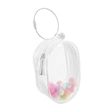 Milisten -Lauftasche Figuren-Display-Taschen-Schlüsselanhänger Tragbare kleine Puppentaschen aus PVC Schlüsselbeutel Puppenzubehör Puppe Ausstellungstasche Puppenträger Transparent
