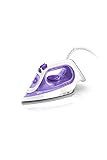 Braun Dampfbügeleisen TexStyle 3 SI3042VI, FreeGlide 3D SuperCeramic Sohle, Präzisionsspitze, ergonomischer Griff, Dampf von 160 g/min, 270ml Wassertank, 2350W, Violett