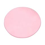 Blogiiup Runder Teppich, runde Spielmatten für Kinderzelt, Laufstall, 101, 6 cm, runder Teppich für Spielzelt, Missingift, runde Kinderteppiche für Räume, 100 cm, beruhigende Ecke