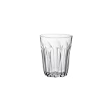 Duralex 1040AB06A0111 Provence Trinkglas, Wasserglas, Saftglas, 250ml, Glas, transparent, 6 Stück