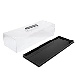 TOKIDNY Transparenter Acryl Kuchenständer mit Deckel Rechteckige Tortenplatte zur Präsentation von Kuchen und Desserts Platzsparend und Vielseitig für Haushalt und Gastronomie