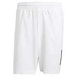 adidas Herren Club Tennis Climacool 3-Stripes Shorts, White, XL 7 inch