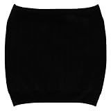 MilyaDE Winter Kaschmir Nierenwärmer Rückenwärmer Elastisch Taille Unterstützung XXL, Schwarz