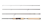 Abu Garcia Tormentor2 Reise-Spinnrute, leichte Angelrute mit 24T Carbon Blank, Korkgriff, kompaktes Design für Reisende Angler, Süß- und Salzwasser Raubfische, 1.83m 4-12g
