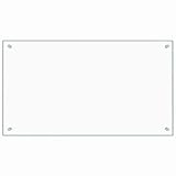 Küchenrückwand aus Hartglas 90×50 cm - Transparente Rückwand für Küchenzeilen - Langlebig & pflegeleicht - Moderner Schutz für Ihre Küche