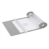 Gewerblich Streifenvorhang – 2 mm Dickes, Transparentes PVC, Magnetisch Wärmedämmung Türabdeckung Gegen Kälte Für Haustüren(0.4x2.3m)