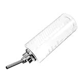 WOONEKY Kaninchentränke, Kleintier Wasserflasche, Wasserflasche Für Hamster, Tier Wasserhalter, Hamster Wasserflaschenhalter, Kleintier Wasserspender, Käfig Wasserfütterer, Kaninchen