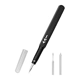 ＡＷＨＡＯ Modell Reißnadel, Linien Reißnadel, Rutschfestes Gewinde, Robustes Gravurwerkzeug, Modell für Geschnitzte Kunstharz Schnitzereien, Grav, Schwarz