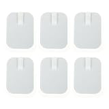 Abaodam 6 Stück Selbstklebende Massage Pads 45X6cm aus Leitfähigem Silikon Flexible Physiotherapie Einheiten Patches für Schmerzlinderung Zuhause