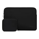 MOSISO Laptop Hülle Tasche 18,5 Zoll,18-18,5 Zoll Laptophülle Kompatibel mit 18-18,5 Zoll ASUS Gaming Laptop Monitor HP Dell Lenovo Notebook Computer,Neopren Sleeve mit Klein Fall,Schwarz