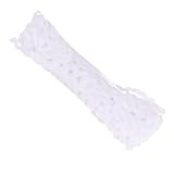 Ipetboom 2 Rollen Wavy Spitzenband Breit Yards Weißes DIY bekleidungszubehör für Säume Kleider Röcke Hüte Dekoratives Webband zum Nähen und Basteln