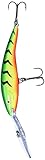 Rapala - Deep Tail Dancer Angelköder - Angelzubehör aus Balsaholz - Stabile Tauchschaufel - Süßwasser Spinnköder - Lauftiefe 9m - Fischköder 11cm, 22g - Hergestellt in Estland - Clown Flash