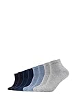 s.Oliver Unisex Kurzsocken 8er Pack 43/46 denim mel.