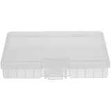 iplusmile Batteriebox Organizer für 48 Aaa Batterien Transparenter Batteriehalter aus Robustem Kunststoff Kompakte Aufbewahrungsbox für Haushalt und Reise