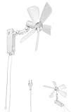 Sichler Haushaltsgeräte Büroventilator: Wand-Ventilator mit Oszillation, Ø 43 cm, 20 Watt, Neigung einstellbar (Wohnraumventilatoren, Geschwindigkeitseinstellung, Deckenventilator)