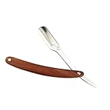 TOVINANNA sicheres Rasiermesser besteckhalter messerhalter Rasierkartusche Rasierer reinigen on shave kahl Haaransatz Rasierapparat Handrasierer für Männer Rasiermesser aus Metall Bambus