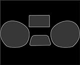 Navigation Displayschutzfolie Auto-Innenraum-Instrument-Dashboard-Monitor-Displayschutzfolie, Aufkleber Für Ford Für Kuga Für Escape 2014 2015 2016 2017 2018