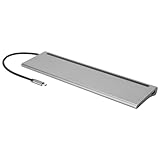 Dockingstation-, Laptop-Dockingstationen 12-in-1-Dockingstation Typ C auf Demselben Bildschirm, USB-VGA-PD-RJ45-Dockingstation für Laptop-Dockingstation