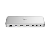 D-Link DUF-901 9-in-1 USB4 Docking Station – USB-C Hub mit Dual 8K Display, 40 Gbit/s, 2.5GbE LAN, 100W PD, USB 3.1, USB-C, DisplayPort, kompatibel mit Mac & Windows