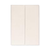 Buxibo Matratze – Zellulose–Baumwollmatratze für Kleinkindbett und Gitterbett – Komfortable Spielmatratze – 140x70x5 cm – Cremeweiß