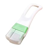 Zerkleinern Sie Gemüse einfach und sicher mit diesem grünen Zwiebelzerkleinerer mit gebogenem Griff für besseren Griff. Über die benutzerfreundliche Schnittstelle und den einziehbaren Griff