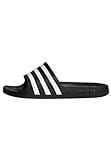 adidas Unisex Adilette Aqua Slides, Core Black / Cloud White / Core Black, 42