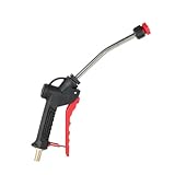 SHINEOFI Edelstahl Autowaschpistole Wassersprüher mit Anschluss Kindersicher Vielseitig für Autowäsche Gartenbewässerung Wachsspray Hausreinigung Bunter Sprühkopf Langlebig Zufällige Farbe