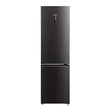 Midea MDRB521MGA28O Kühl-/Gefrierkombination/NoFrost/Inverter Kompressor/Metal Cooling/Niedrigtemperaturzone/180° Verstellbare Gefrierfach-Schublade/201 cm hoch/256 L Kühlteil/122 L Gefrierteil