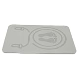 Gatuida Rutschfeste Tpe Trainingsmatte Stoßdämpfend Fitnessmatte für Springseil Yoga Zuhause Geräuschdämpfende Gym Übungsmatte Vielseitig und Tragbar