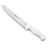 Arcos Konditormesser aus Nitrum-Edelstahl mit 250 mm Klinge - Ergonomischer Griff aus Polypropylen, Ideal zum Schneiden und Portionieren von Tortenböden - Weiß, Serie 2900