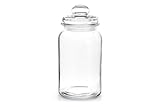 Brightium Vorratsglas, 1250 ml, ideal für die Aufbewahrung von Flüssigkeiten oder Lebensmitteln, robust und wiederverwendbar, leicht zu reinigen.