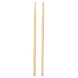 TOYANDONA 1 Paar Walnuss-Sticks Schlagzeug Trommelstöcke Tipp Trommeln Musical Musik Griff Professionelle Drum Sticks Snare-Drum-Sticks Jazz-Drumsticks Holz