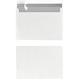 Herlitz Briefumschlag C6, weiß, haftklebend ohne Fenster, 100 Stück mit Innendruck, eingeschweißt in Folienpackung, 100 Stück