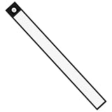 LIFKOME Bewegungsmelder LED Nachtlicht Akku Betrieben Ultradünne Sensorleuchte mit Warmweißem Licht Kabellose Schrank Vitrinenbeleuchtung Energiesparend und Komfortabel für Flur Küche