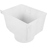 VANZACK Fallrohr Regentrichter aus PVC 160mm Wasserumleitender Dachrinnenanschluss für Regenwassersammler und Regentonnen Korrosionsbeständig Druckfest Kompatibel mit Fallrohren und