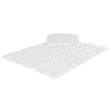 Träumeland EinziehdeckenSET Tencel, Größe 100 x 135 cm + 40 x 60 cm, Traeumeland T060178, weiß
