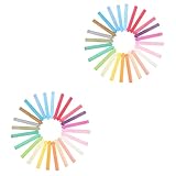DOITOOL 2 Sätze Staubfreie Wasserlösliche Tafelkreide Für Lehrer Für Klassenzimmer Bürgersteige Und Kreative Projekte Hochpigmentierte Und Waschbare Stück * 2