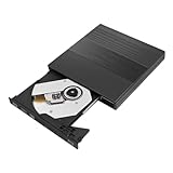 ZGJIAJU DVD Spieler USB 2.0 Externes Optisches Blu-Ray-Laufwerk CD-DVD-Player DVD-Laufwerk Slim Disk Reader Desktop-PC Laptop Tablet