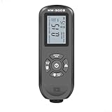 HW300S Digitales Trockenfilmdickenmessgerät mit magnetischer Induktion und automatischen Modi für präzise Beschichtungsmessung in Werkstätten und Laboren (schwarz)